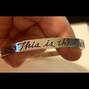 James Avery Retired Sterling Silver Bracelet “this is the day”